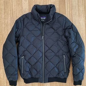Women’s Patagonia down bomber jacket size M